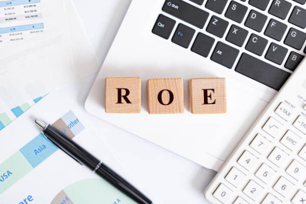 ROE word made with building blocks